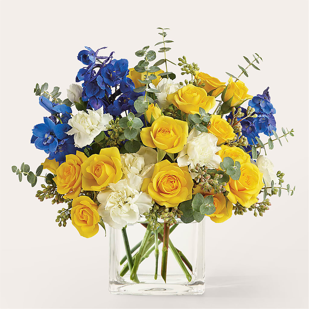 Sparkling Citrine Bouquet – Floreria Principe De Paz Llc, Somerset NJ