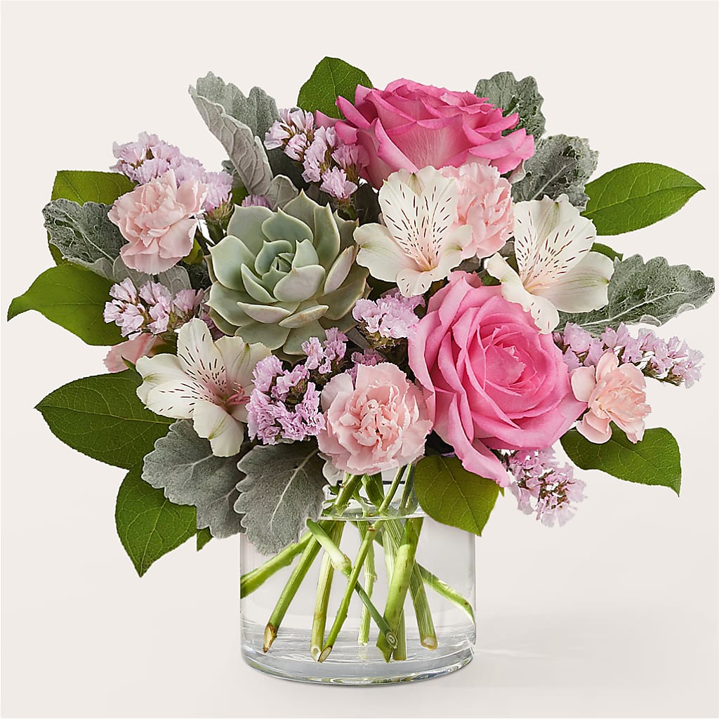 Dusty Rose Bouquet – Floreria Principe De Paz Llc, Somerset NJ