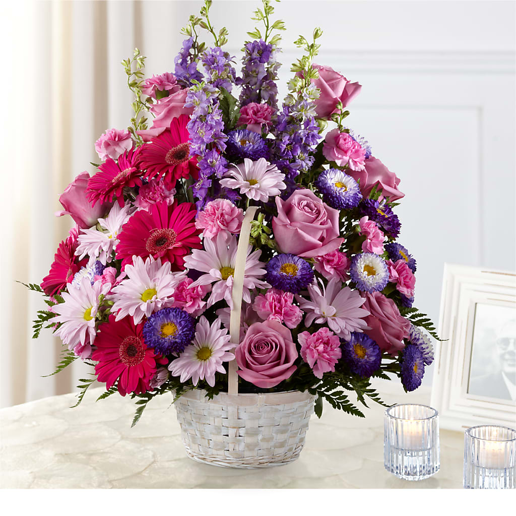Pastel Peace Basket – Floreria Principe De Paz Llc, Somerset NJ