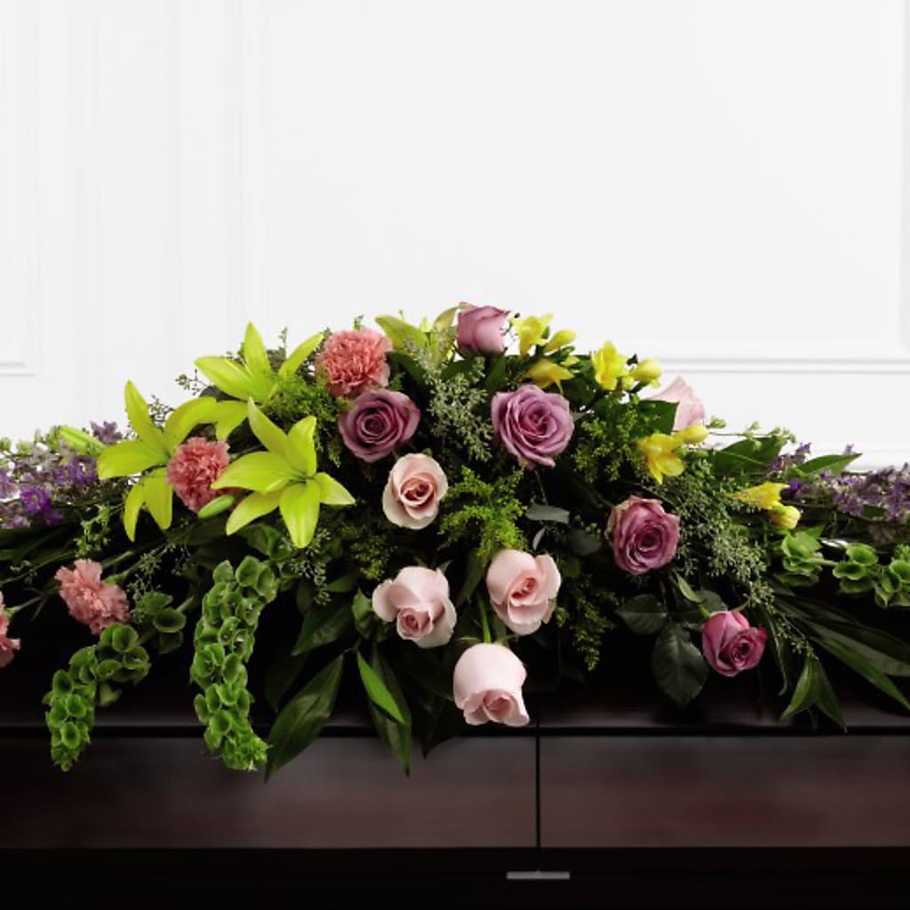 Forever Beloved Casket Spray – Floreria Principe De Paz Llc, Somerset NJ