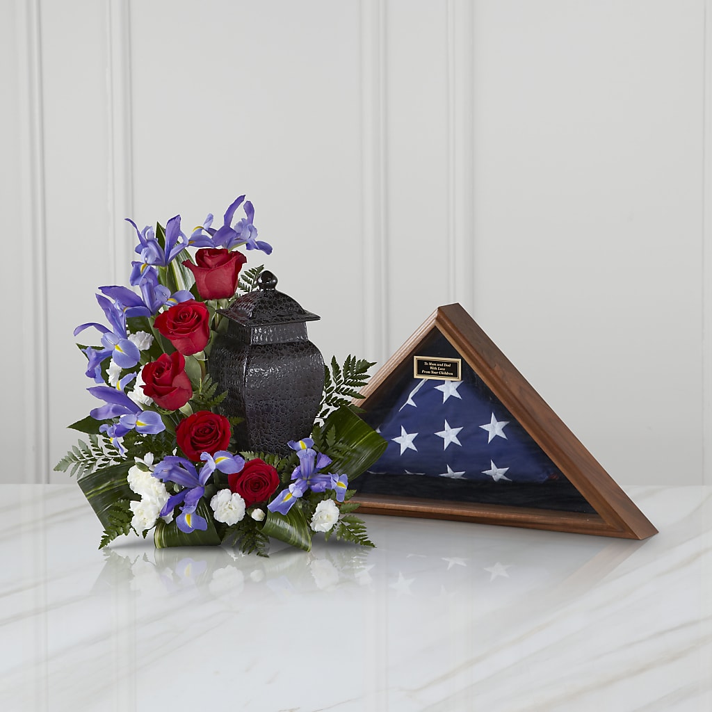 Patriotic Tribute Arrangement – Floreria Principe De Paz Llc, Somerset NJ