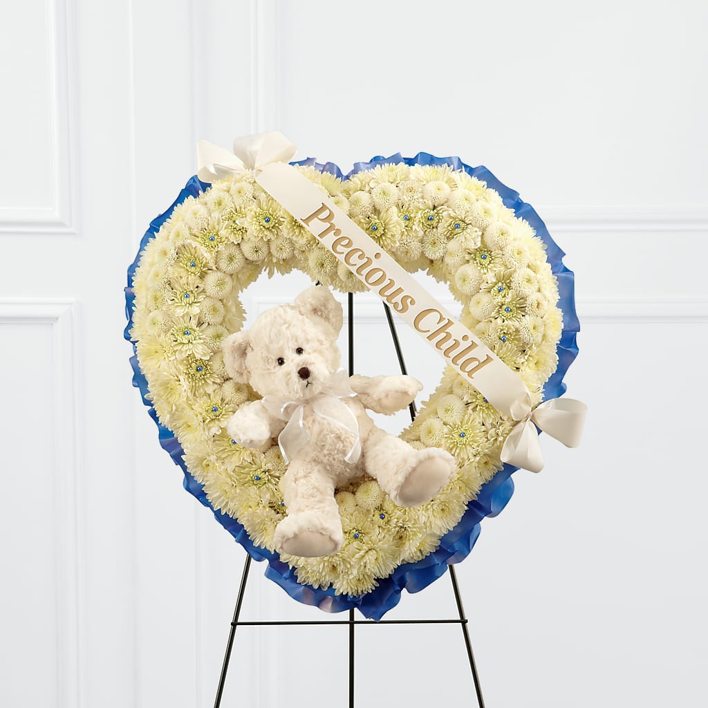 Precious Child Standing Heart – Floreria Principe De Paz Llc, Somerset NJ
