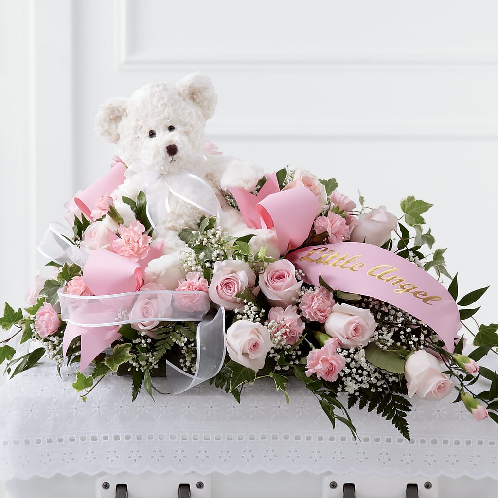 Touch of Sympathy Casket Spray – Floreria Principe De Paz Llc, Somerset NJ