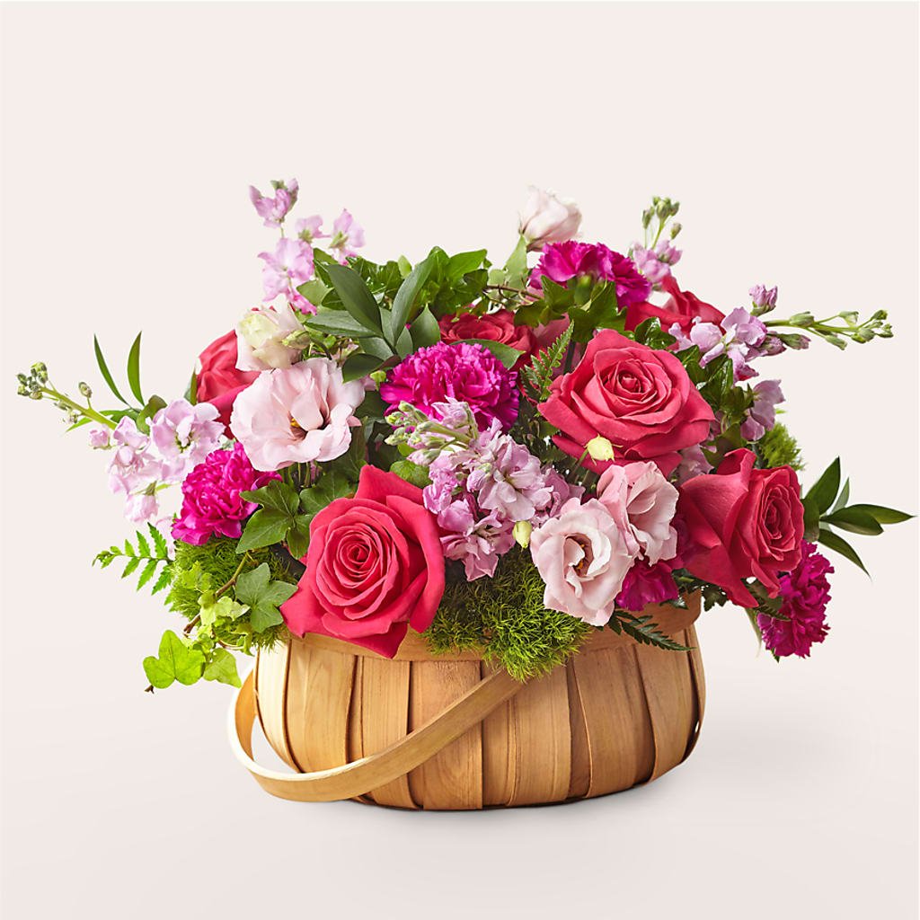Radiance in Bloom Basket – Floreria Principe De Paz Llc, Somerset NJ