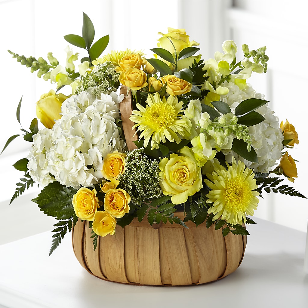 Rustic Remembrance Basket – Floreria Principe De Paz Llc, Somerset NJ