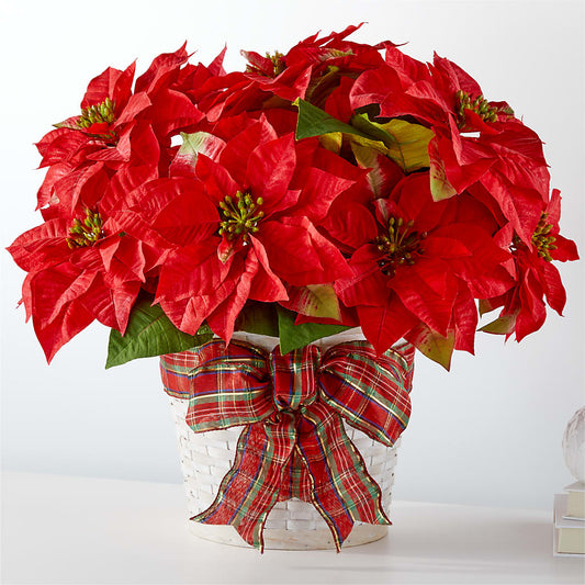 Happiest Holidays Poinsettia –  Floreria Principe De Paz Llc, Somerset NJ