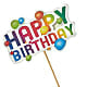 Happy Birthday Pick –  Floreria Principe De Paz Llc, Somerset NJ
