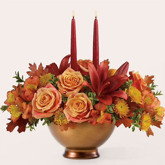 Harvest Table Centerpiece –  Floreria Principe De Paz Llc, Somerset NJ