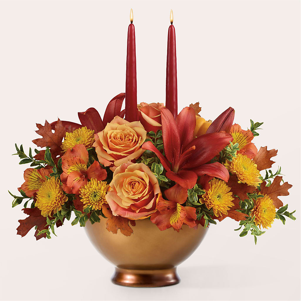 Harvest Table Centerpiece –  Floreria Principe De Paz Llc, Somerset NJ