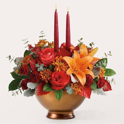 Fruits of Fall Centerpiece –  Floreria Principe De Paz Llc, Somerset NJ