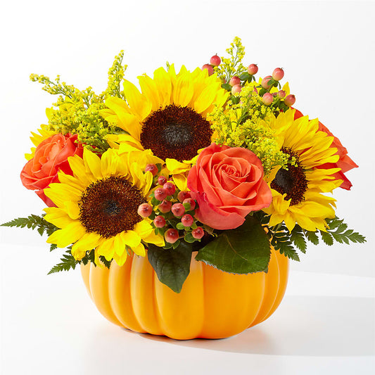 Pick of the Patch Pumpkin Bouquet –  Floreria Principe De Paz Llc, Somerset NJ