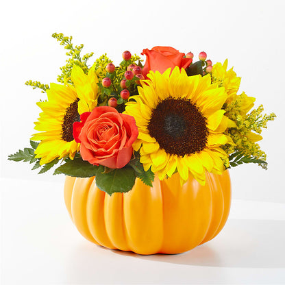 Pick of the Patch Pumpkin Bouquet –  Floreria Principe De Paz Llc, Somerset NJ
