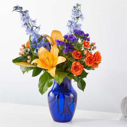 Radiant Citrus Bouquet –  Floreria Principe De Paz Llc, Somerset NJ