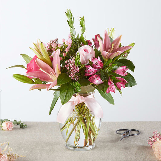 Pink Ribbon - A Florist Original –  Floreria Principe De Paz Llc, Somerset NJ