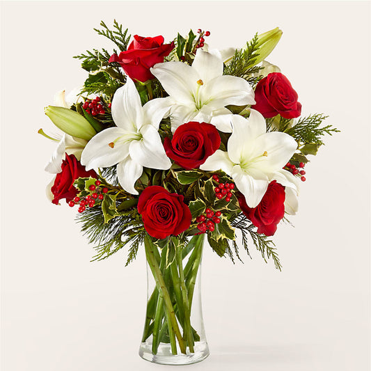 Sparkling Snowflakes Bouquet –  Floreria Principe De Paz Llc, Somerset NJ
