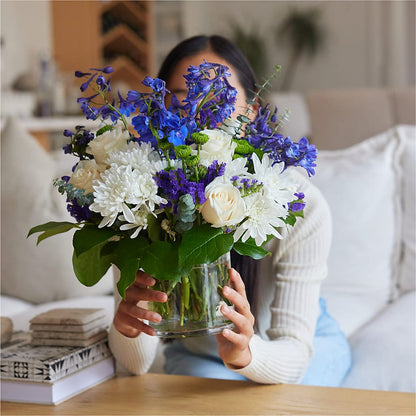 Cerulean Waves Bouquet –  Floreria Principe De Paz Llc, Somerset NJ