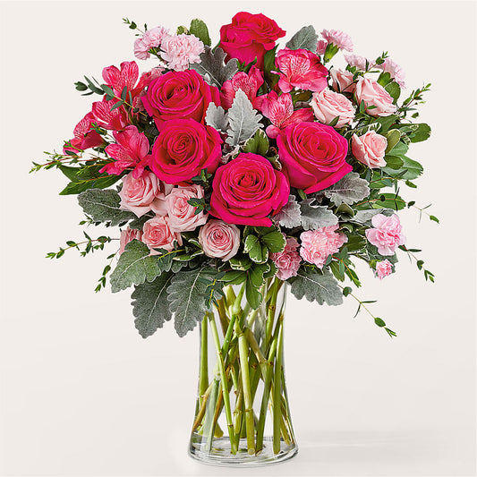 Tickled Pink Bouquet –  Floreria Principe De Paz Llc, Somerset NJ