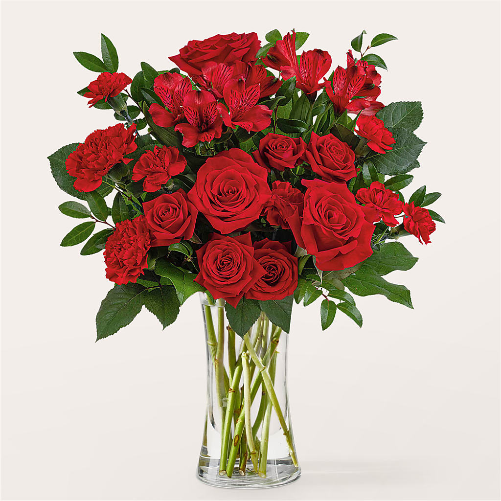 Brilliant Ruby Bouquet –  Floreria Principe De Paz Llc, Somerset NJ