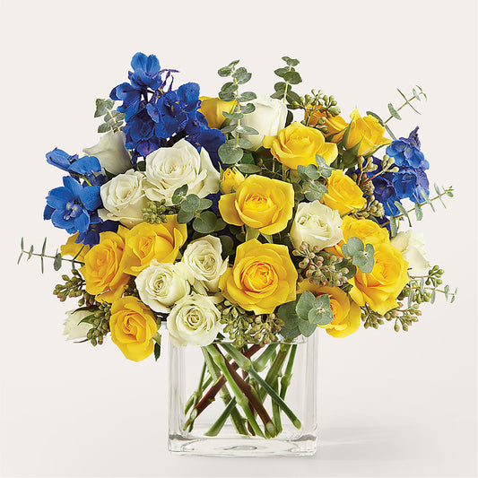 Sparkling Citrine Bouquet –  Floreria Principe De Paz Llc, Somerset NJ