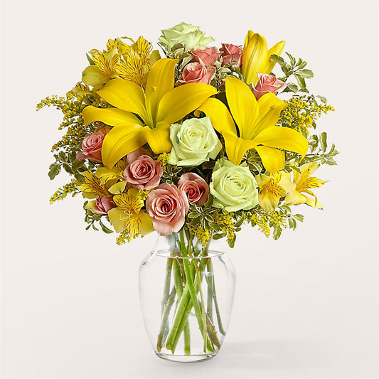 Sunburst Bouquet –  Floreria Principe De Paz Llc, Somerset NJ