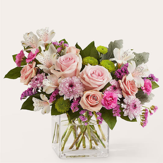 Pink Suede Bouquet –  Floreria Principe De Paz Llc, Somerset NJ