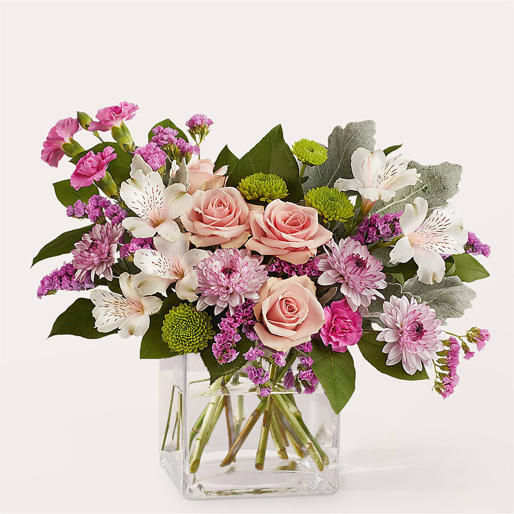 Pink Suede Bouquet –  Floreria Principe De Paz Llc, Somerset NJ