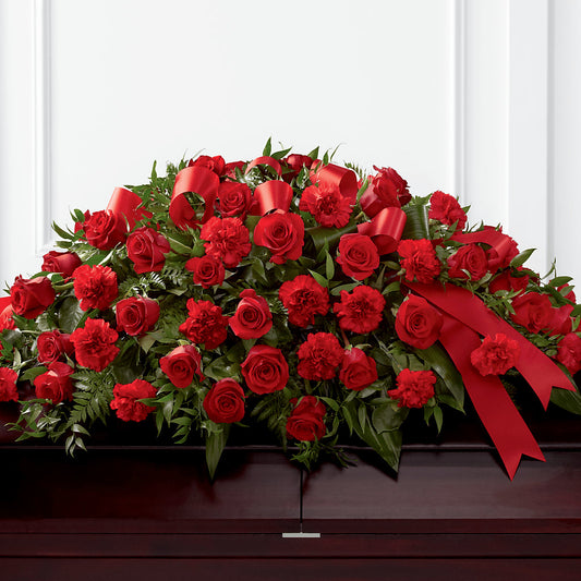 Tribute of Life Casket Spray –  Floreria Principe De Paz Llc, Somerset NJ