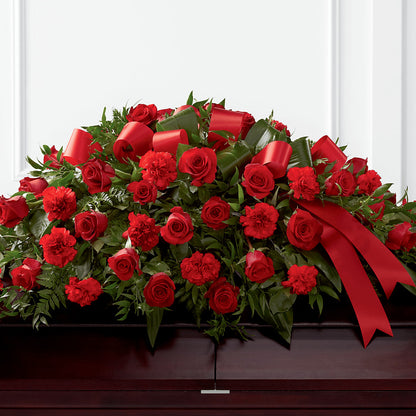 Tribute of Life Casket Spray –  Floreria Principe De Paz Llc, Somerset NJ