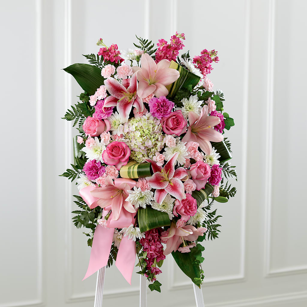 Comforting Standing Spray –  Floreria Principe De Paz Llc, Somerset NJ