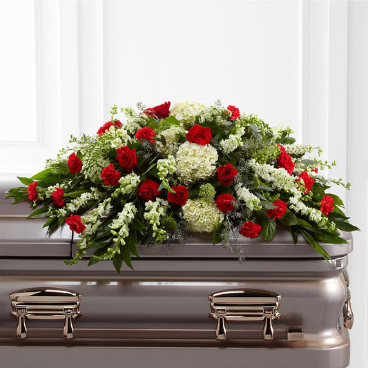 Sincerity Casket Spray –  Floreria Principe De Paz Llc, Somerset NJ