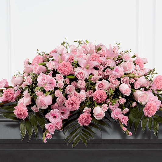Garden of Comfort Casket Spray (Standard) –  Floreria Principe De Paz Llc, Somerset NJ