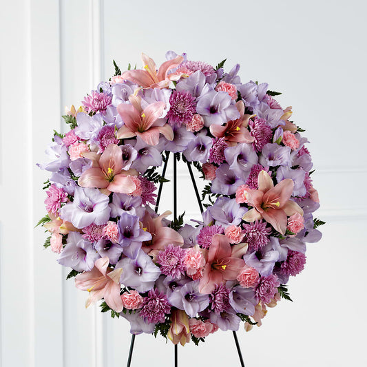 Beloved Friend Wreath –  Floreria Principe De Paz Llc, Somerset NJ