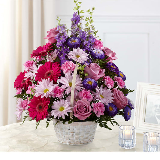Pastel Peace Basket –  Floreria Principe De Paz Llc, Somerset NJ