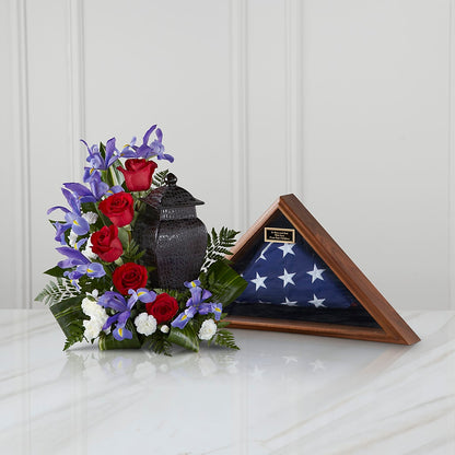 Patriotic Tribute Arrangement –  Floreria Principe De Paz Llc, Somerset NJ