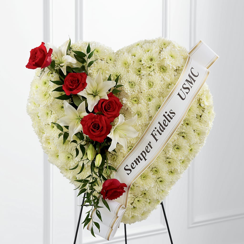 Heartfelt Hero Standing Heart –  Floreria Principe De Paz Llc, Somerset NJ