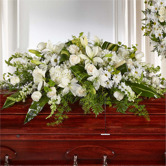Abundance Casket Spray –  Floreria Principe De Paz Llc, Somerset NJ