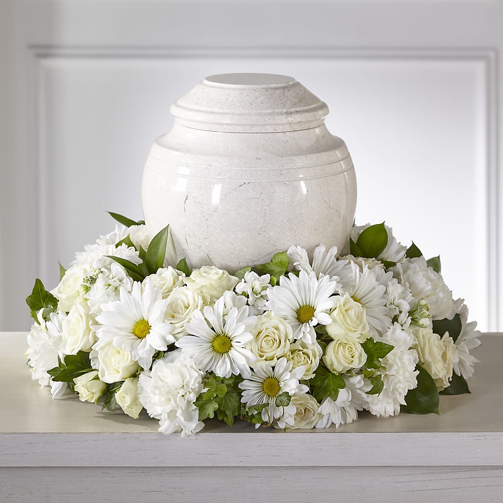 Ivory Gardens Cremation Adornment –  Floreria Principe De Paz Llc, Somerset NJ