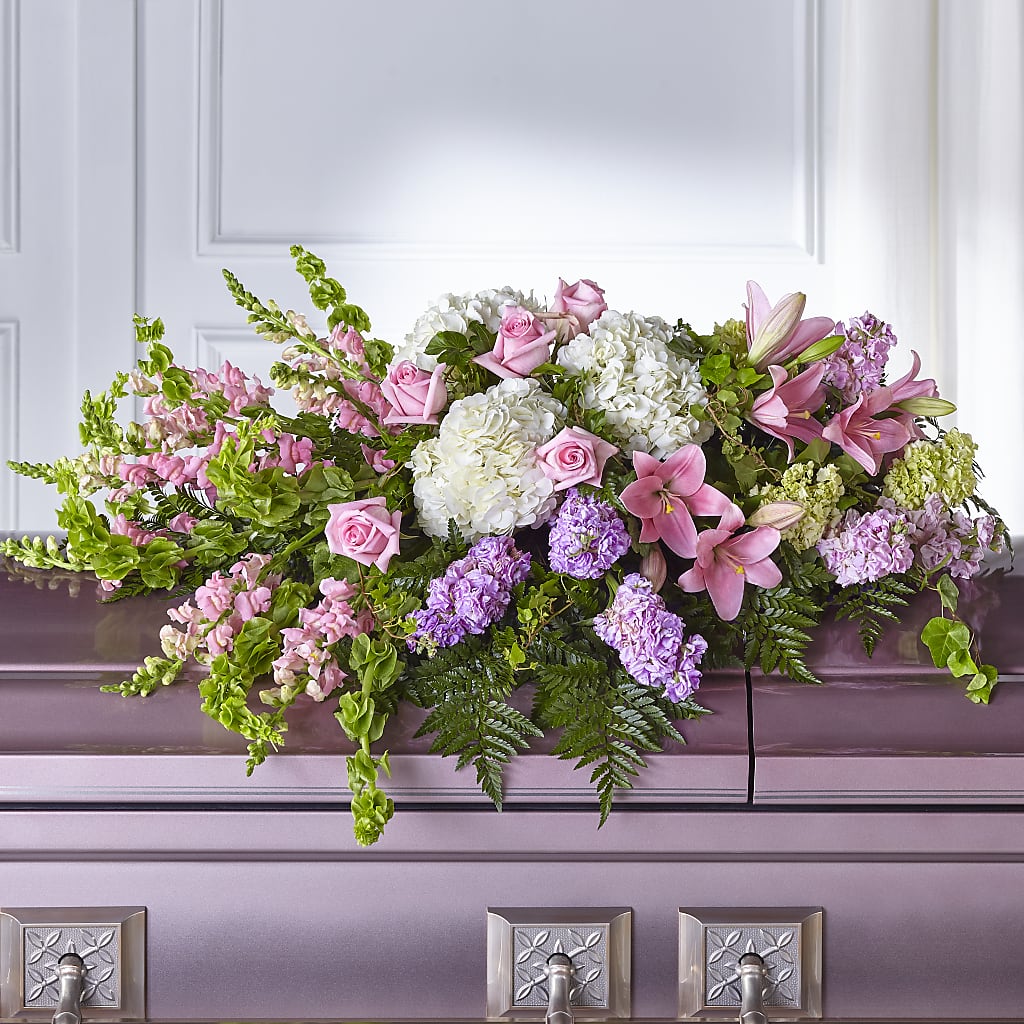 Life's Gratitude Casket Spray –  Floreria Principe De Paz Llc, Somerset NJ