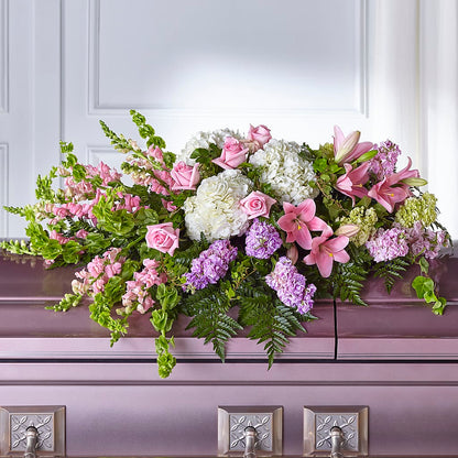 Life's Gratitude Casket Spray –  Floreria Principe De Paz Llc, Somerset NJ