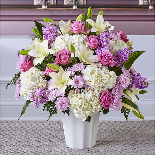 Heaven Sent Floor Basket –  Floreria Principe De Paz Llc, Somerset NJ