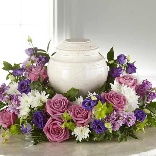 Blooming Sympathy Cremation Adornment –  Floreria Principe De Paz Llc, Somerset NJ