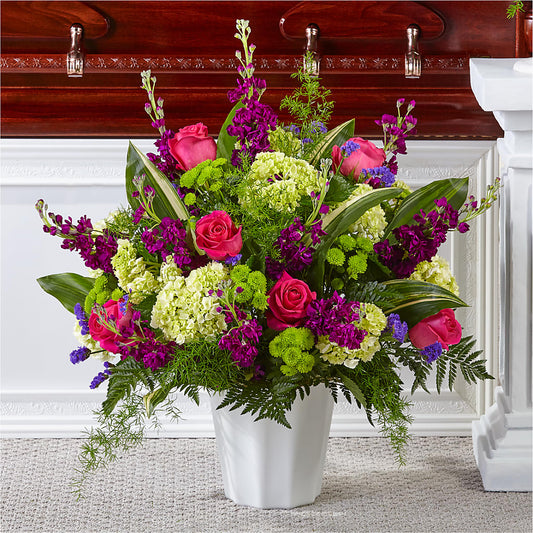 Beautiful Horizons Floor Basket –  Floreria Principe De Paz Llc, Somerset NJ