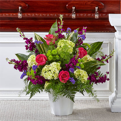 Beautiful Horizons Floor Basket –  Floreria Principe De Paz Llc, Somerset NJ