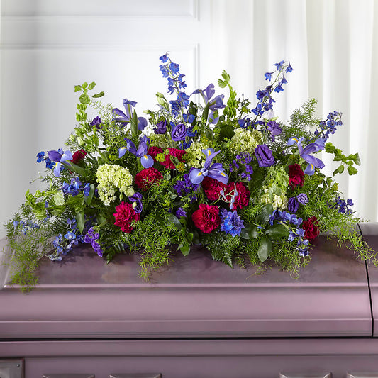 Always Treasured Casket Spray –  Floreria Principe De Paz Llc, Somerset NJ