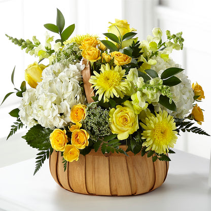 Rustic Remembrance Basket –  Floreria Principe De Paz Llc, Somerset NJ