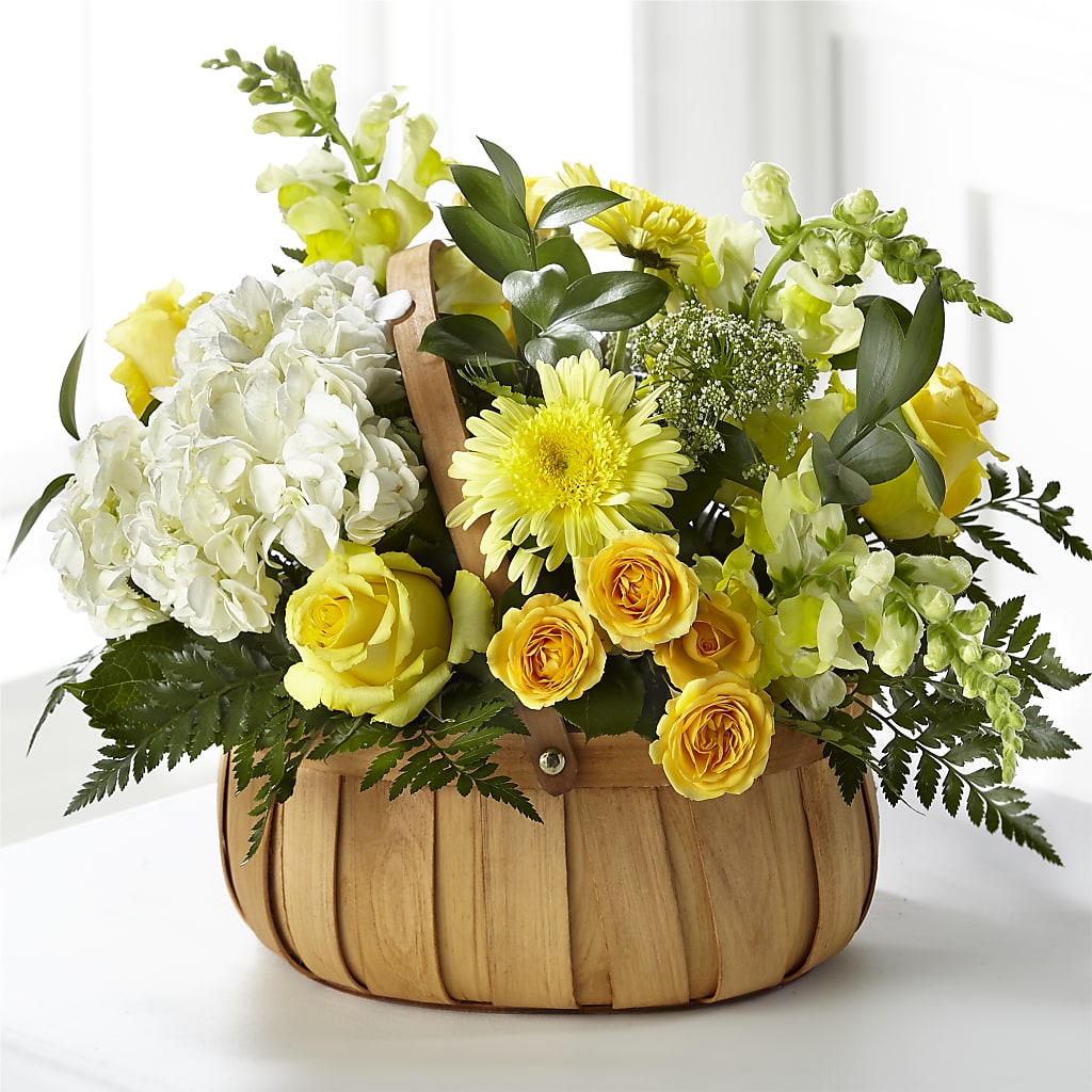 Rustic Remembrance Basket –  Floreria Principe De Paz Llc, Somerset NJ