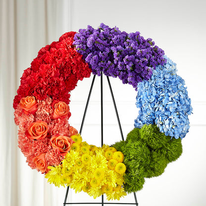 Circle of Love Wreath –  Floreria Principe De Paz Llc, Somerset NJ