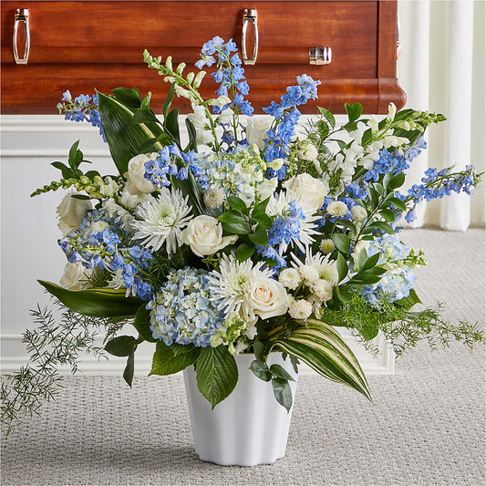 Everlasting Memories Floor Basket –  Floreria Principe De Paz Llc, Somerset NJ