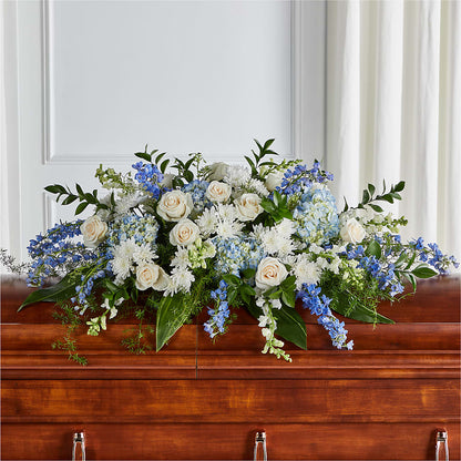 Timeless Essence Casket Spray –  Floreria Principe De Paz Llc, Somerset NJ