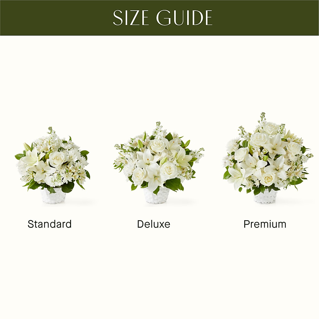 Peaceful Reflections Arrangement –  Floreria Principe De Paz Llc, Somerset NJ